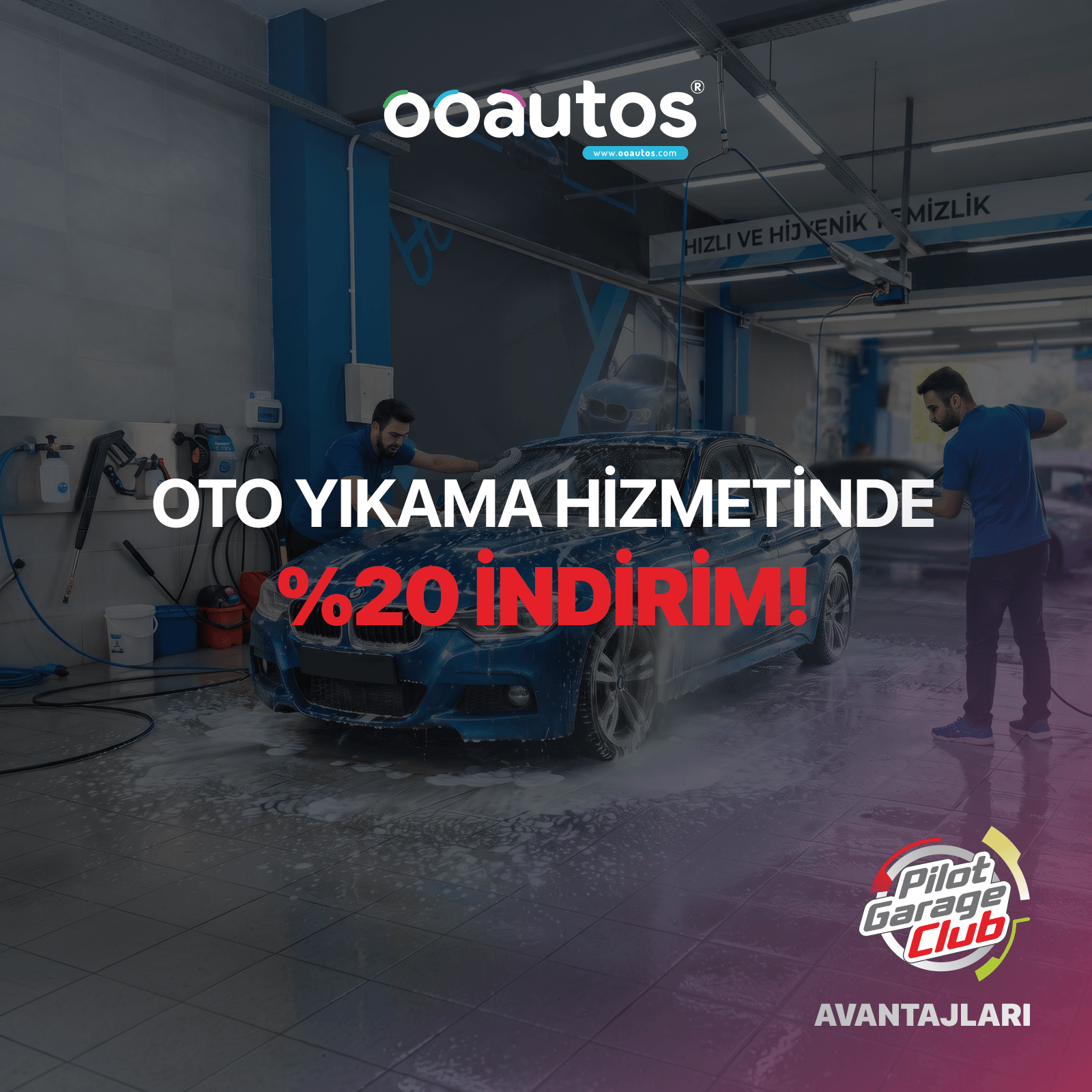 Exclusive 20% Discount on ooAutos Car Washes with Pilot Garage Club